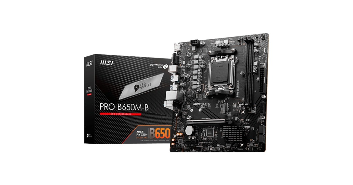 MSI PRO B650M-B, Mainboard(schwarz)