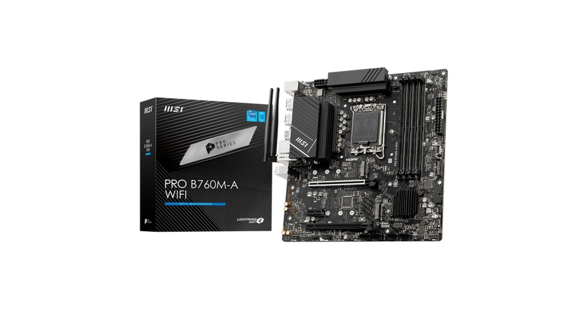 MSI PRO B760M-A WIFI, Mainboard