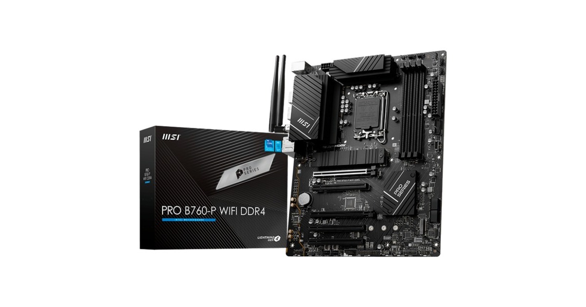 MSI PRO B760-P WIFI DDR4, Mainboard