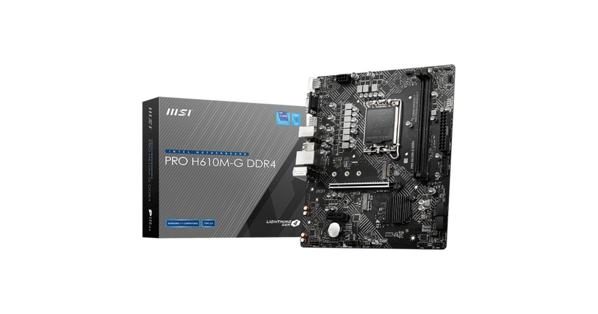 MSI PRO H610M-G DDR4, Mainboard