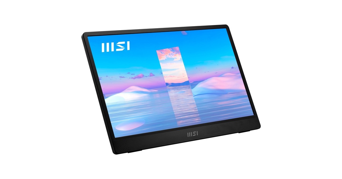 MSI PRO MP161DE, LED-Monitor(39.6 cm (15.6 Zoll), schwarz, FullHD, IPS, Adaptive-Sync Technologie, USB-C) MSI PRO MP161DE, LED-Monitor(39.6 cm (15.6 Zoll), schwarz, FullHD, IPS, Adaptive-Sync Technologie, USB-C)