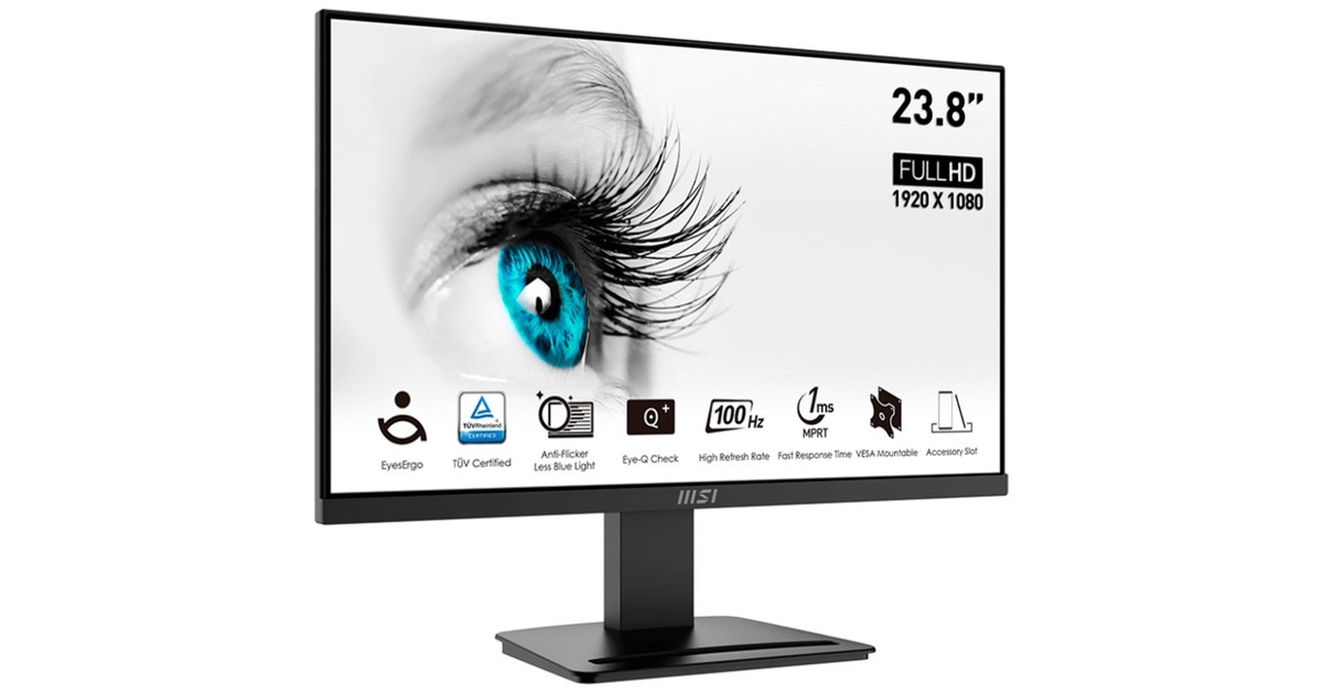 MSI PRO MP2412DE, LED-Monitor(60 cm (24 Zoll), schwarz, FullHD, AMD Free-Sync, HDMI, 100Hz Panel) MSI PRO MP2412DE, LED-Monitor(60 cm (24 Zoll), schwarz, FullHD, AMD Free-Sync, HDMI, 100Hz Panel)