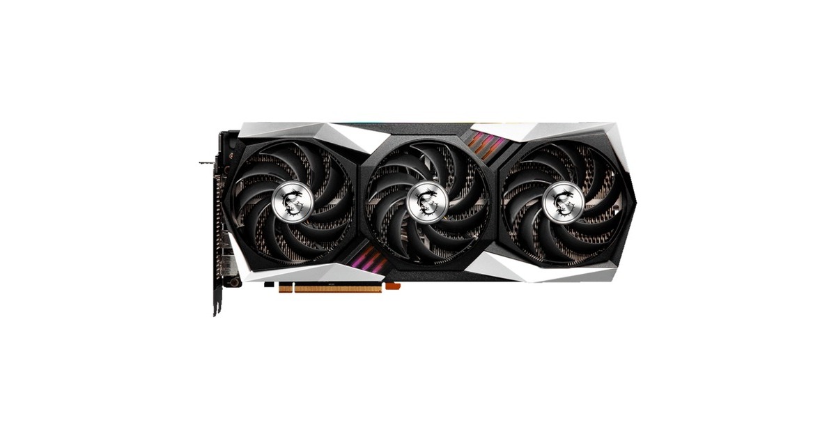 MSI Radeon RX 6750 XT GAMING X TRIO 12G, Grafikkarte(RDNA 2, GDDR6, 3x DisplayPort, 1x HDMI 2.1)