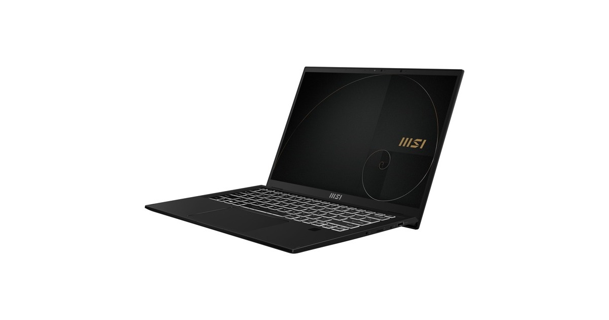 MSI Summit E14 Evo A12M-202, Notebook(schwarz, Windows 11 Home 64-Bit, 35.6 cm (14 Zoll), 1 TB SSD)