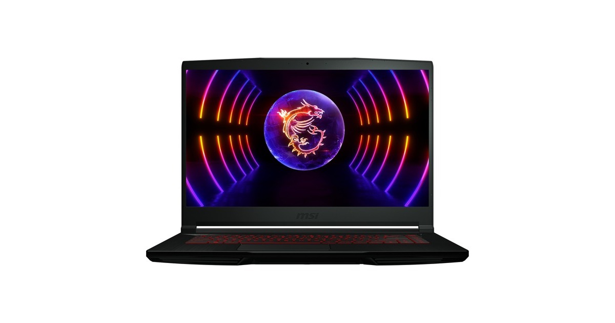 MSI Thin GF63 12UC-667, Gaming-Notebook(schwarz, ohne Betriebssystem, 39.6 cm (15.6 Zoll) & 144 Hz Display, 512 GB SSD)