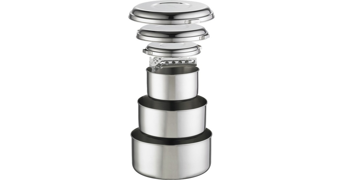 MSR Alpine 4 Topf-Set(edelstahl, 7-teilig)