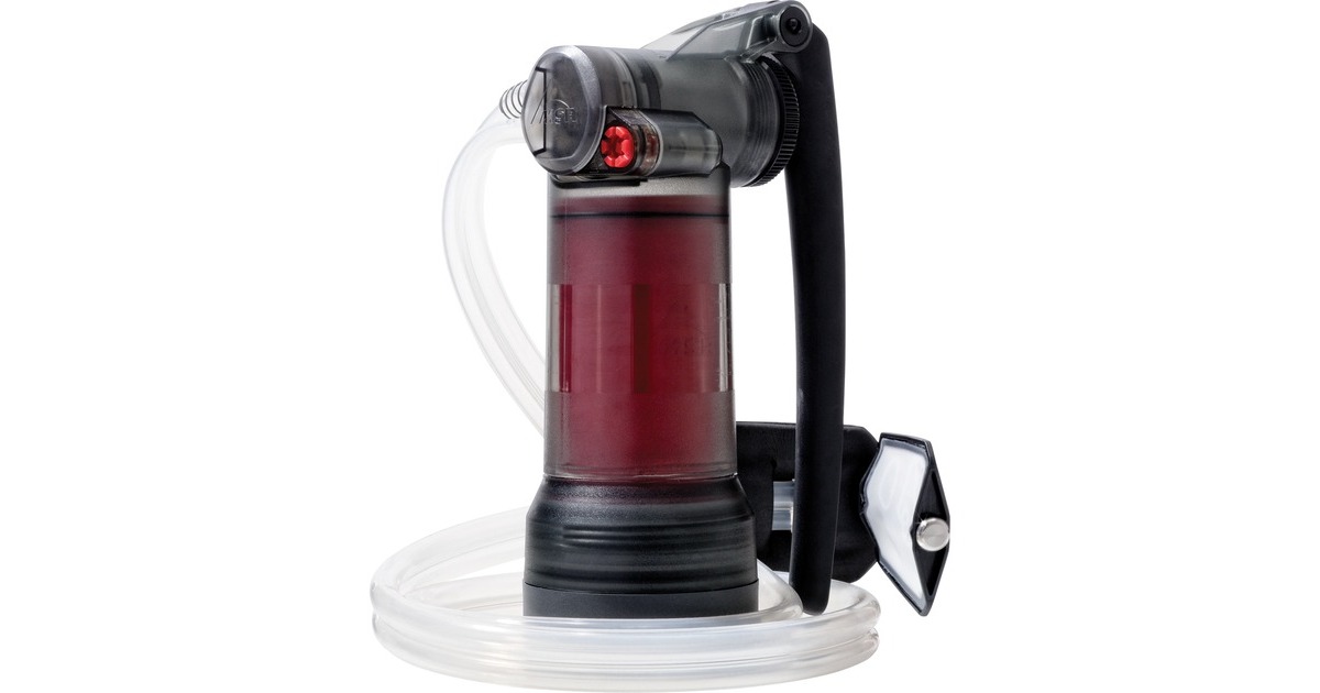 MSR Guardian Wasserentkeimer, Wasserfilter(rot/schwarz)
