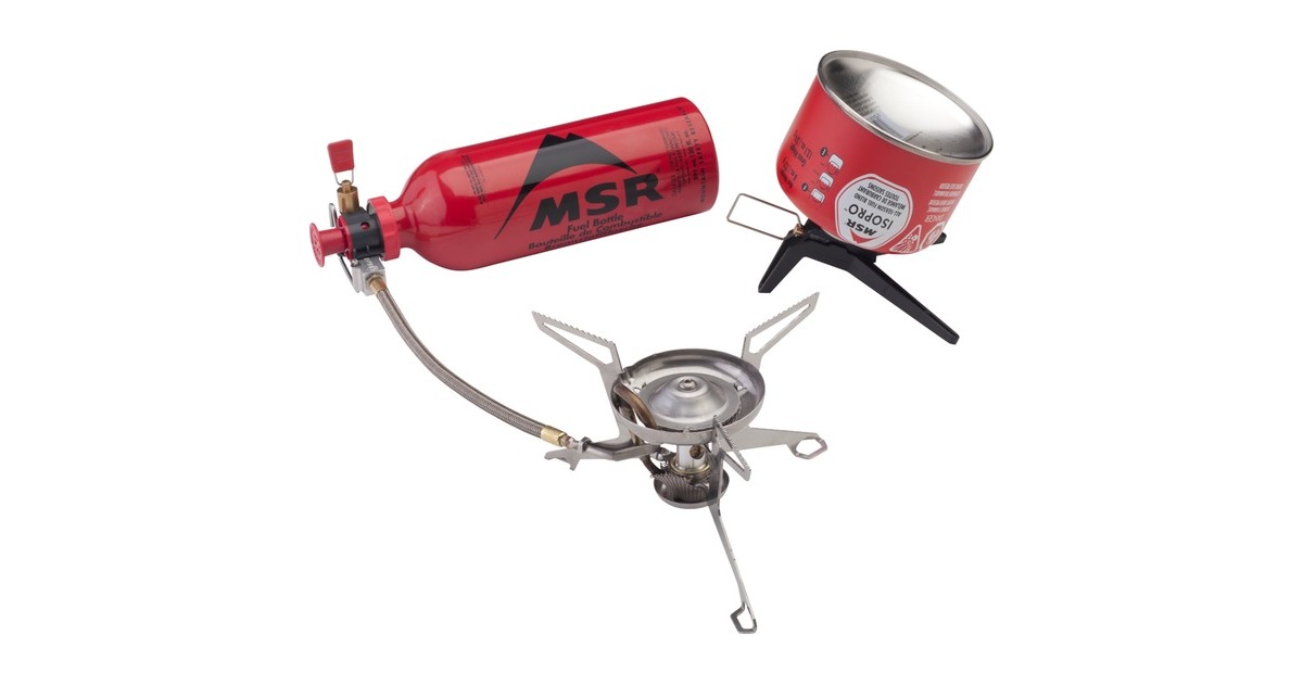 MSR Hybridbrennstoff-Kocher WhisperLite Universal Combo, Benzinkocher(Modell 2021)