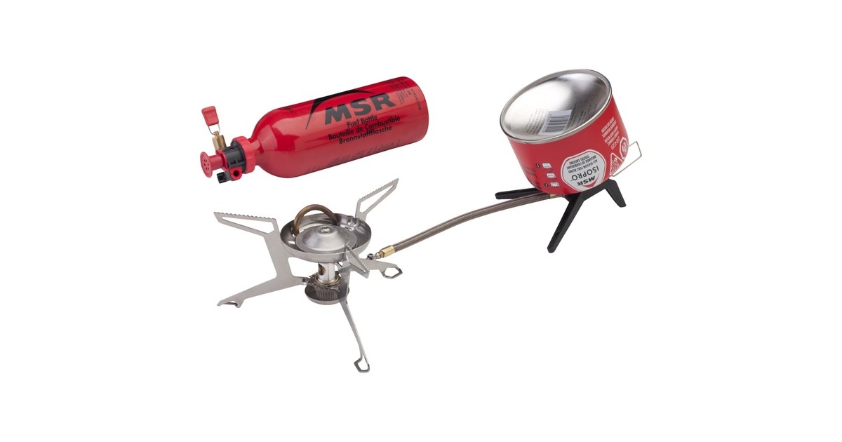 MSR Hybridbrennstoff-Kocher WhisperLite Universal Combo, Benzinkocher(Modell 2021)