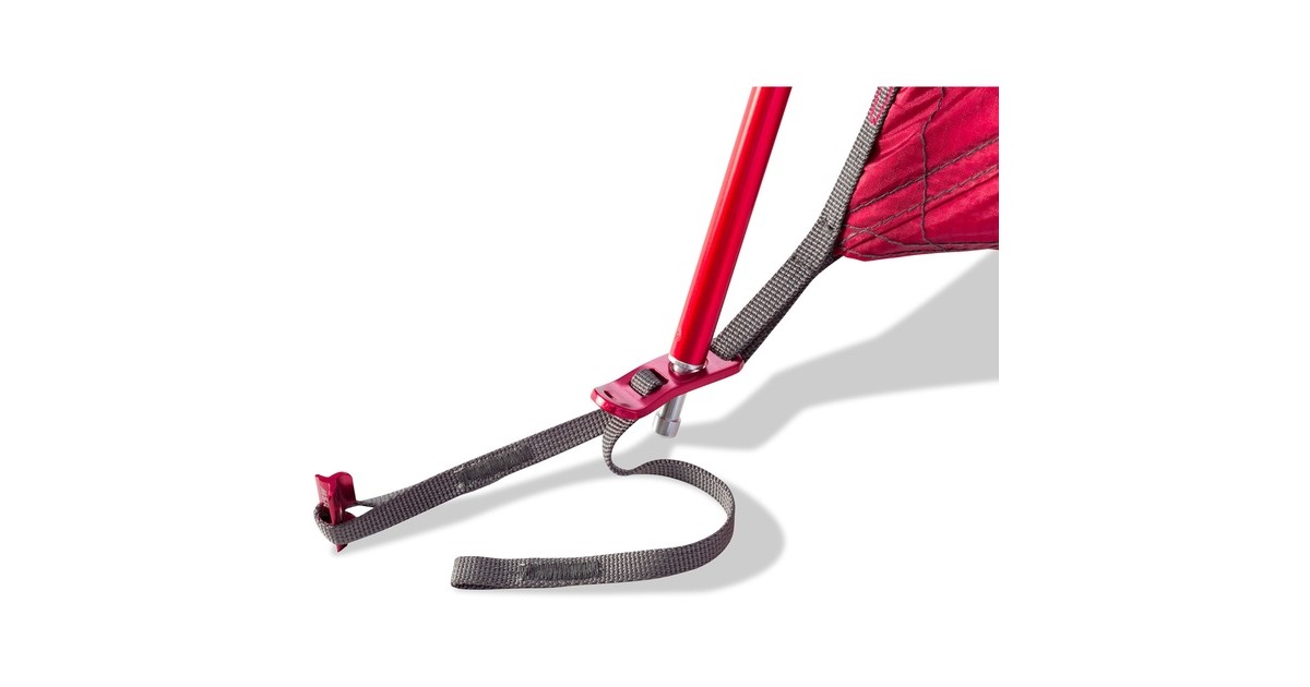 MSR Kuppelzelt Mutha Hubba NX 3 Gray(hellgrau/rot)