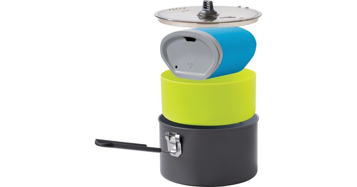 MSR Trail Lite Solo Kochset, Topf-Set(grau, Ein-Topf-Set für 1 Person)