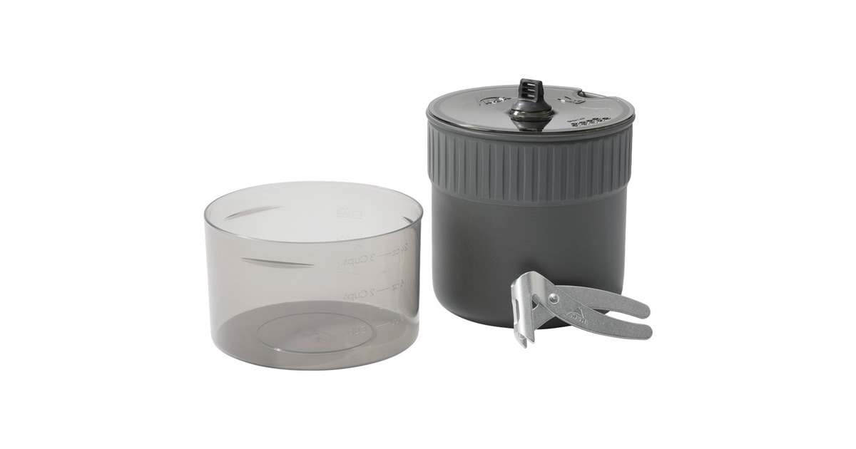 MSR Trail Mini Duo Kochset, Topf-Set(grau, Ein-Topf-Set für 2 Personen)