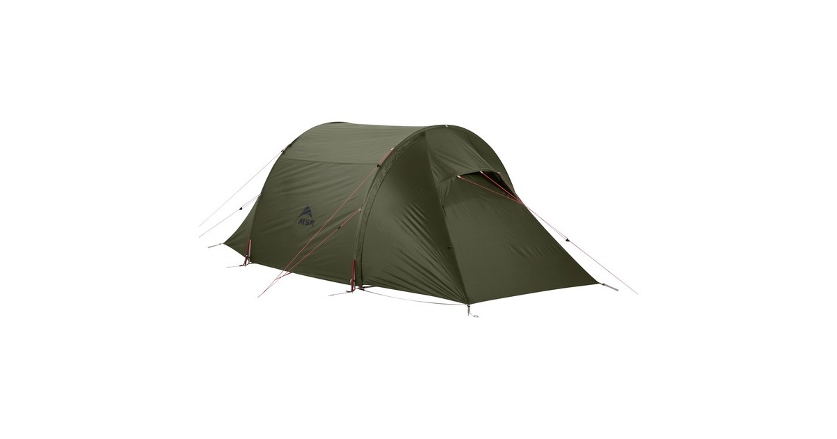 MSR Tunnelzelt Tindheim 3(olivgrün/rot, Modell 2023, mit Vorbau für Gepäck) MSR Tunnelzelt Tindheim 3(olivgrün/rot, Modell 2023, mit Vorbau für Gepäck)
