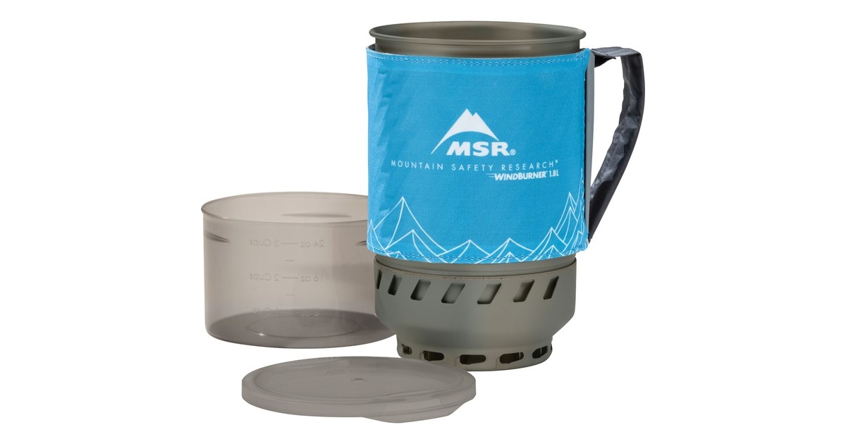 MSR WindBurner Duo Zubehörtopf 1,8L(grau/blau, Modell 2021)