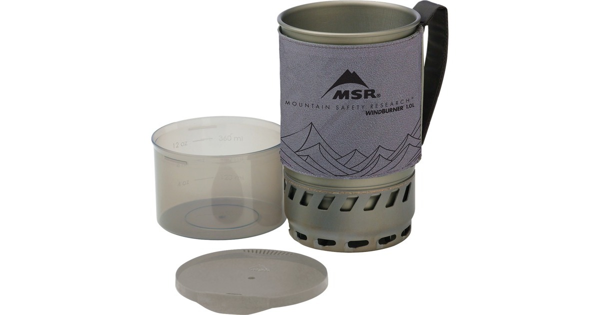 MSR WindBurner Zubehörtopf 1,0L(grau, Modell 2021)