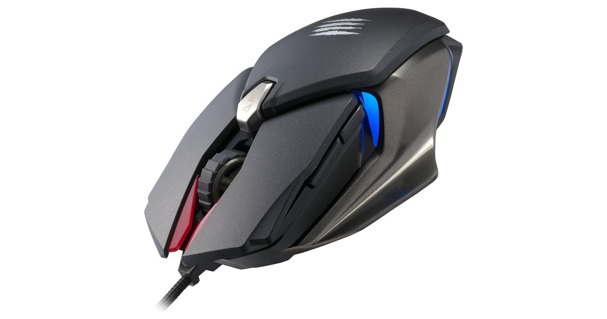 Mad Catz B.A.T. 6+, Gaming-Maus(schwarz/grau)