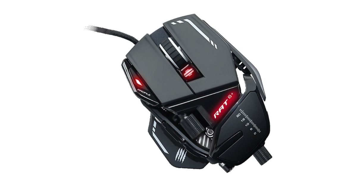 Mad Catz R.A.T. 8+, Gaming-Maus(schwarz, Outlet)