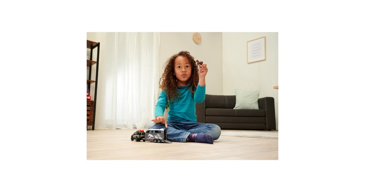 Majorette Land Rover mit Pferdeanhänger, Spielfahrzeug