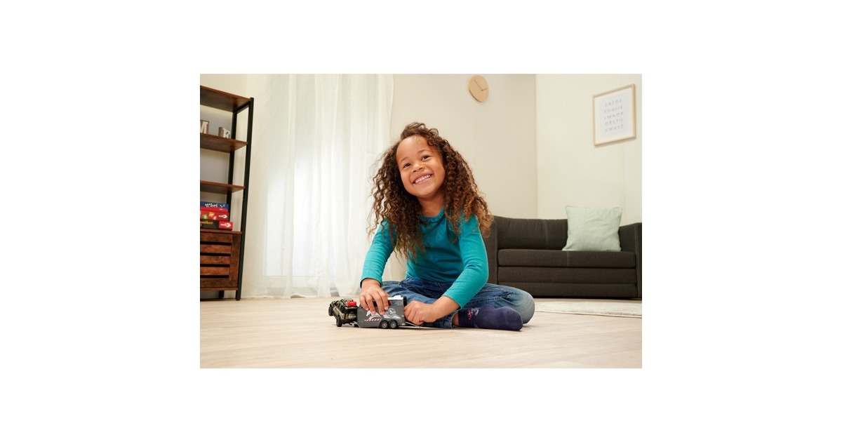 Majorette Land Rover mit Pferdeanhänger, Spielfahrzeug