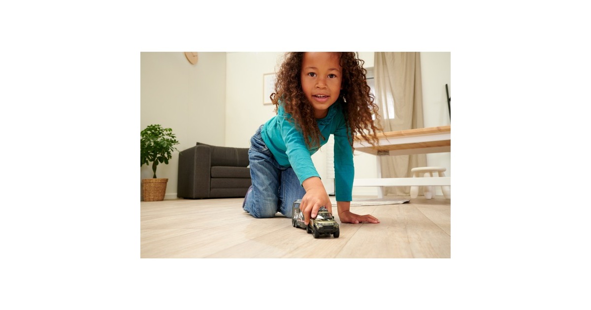 Majorette Land Rover mit Pferdeanhänger, Spielfahrzeug