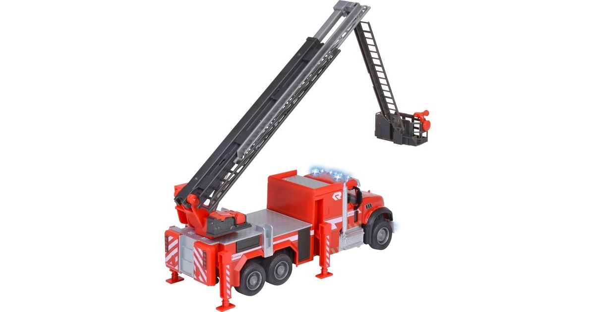 Majorette Mack Granite Feuerwehr-Truck, Spielfahrzeug