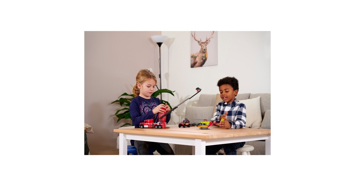 Majorette Mack Granite Feuerwehr-Truck, Spielfahrzeug