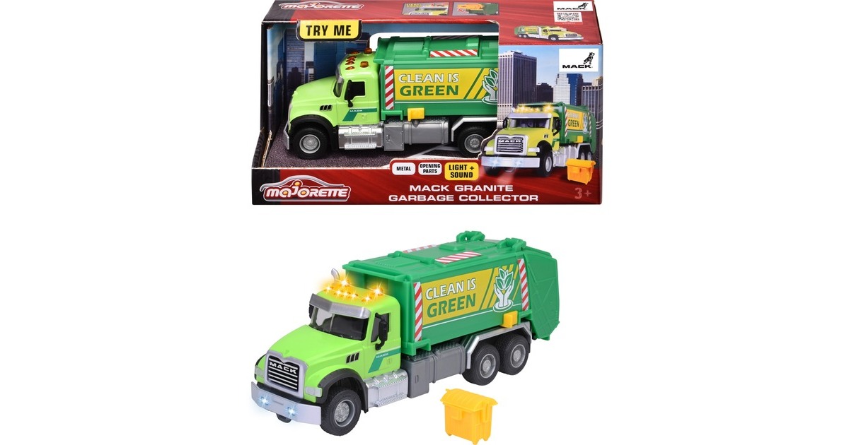Majorette Mack Granite Müllauto, Spielfahrzeug