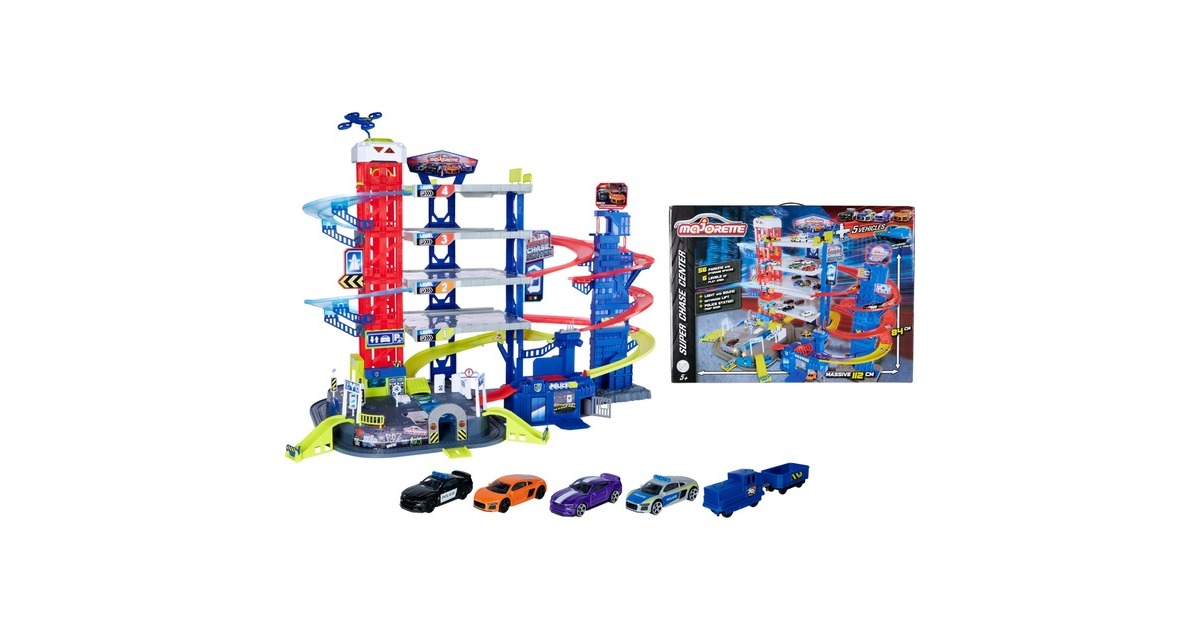 Majorette Super Chase Center, Spielgebäude(mehrfarbig)