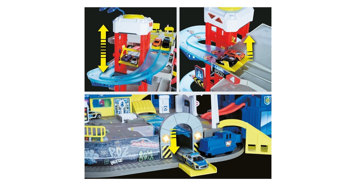 Majorette Super Chase Center, Spielgebäude(mehrfarbig)