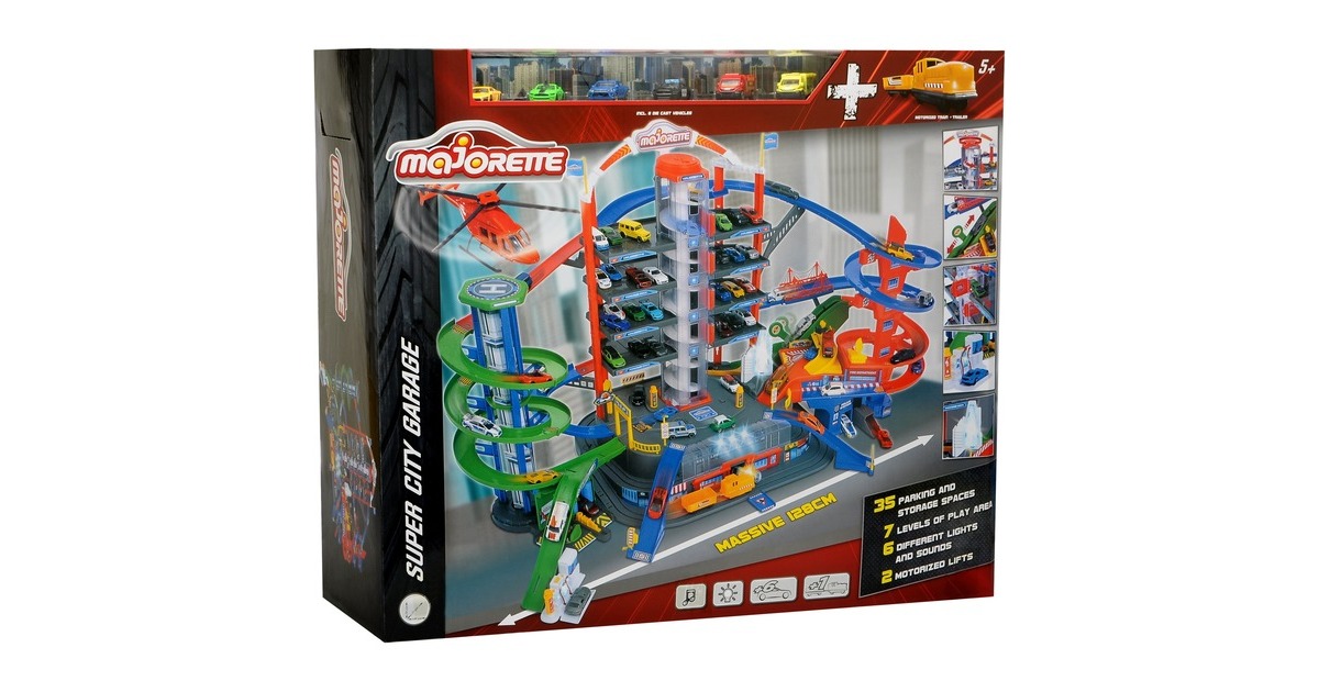 Majorette Super City Garage, Spielgebäude