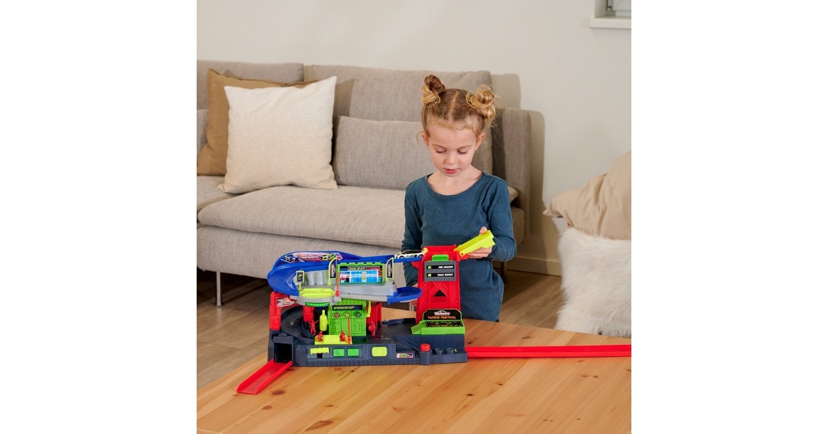 Majorette Tune Up Race Pitstop, Spielgebäude(mehrfarbig)