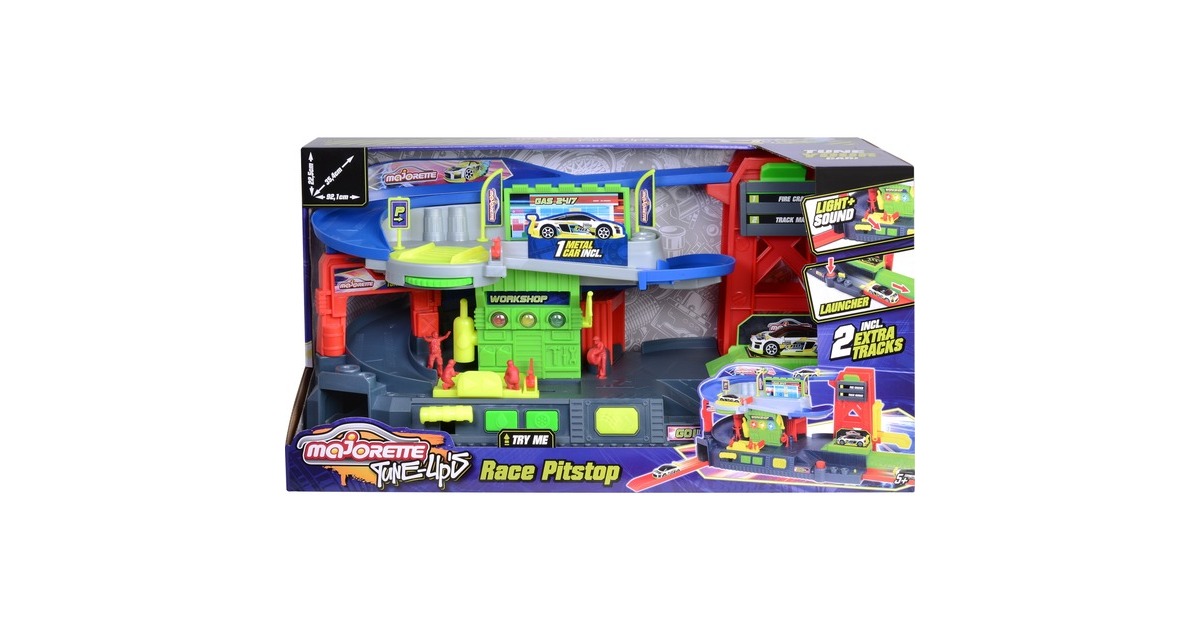 Majorette Tune Up Race Pitstop, Spielgebäude(mehrfarbig)