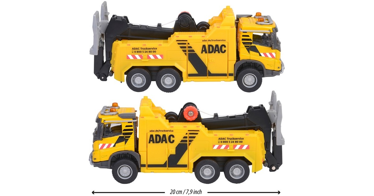 Majorette Volvo Truck Abschlepper ADAC, Spielfahrzeug