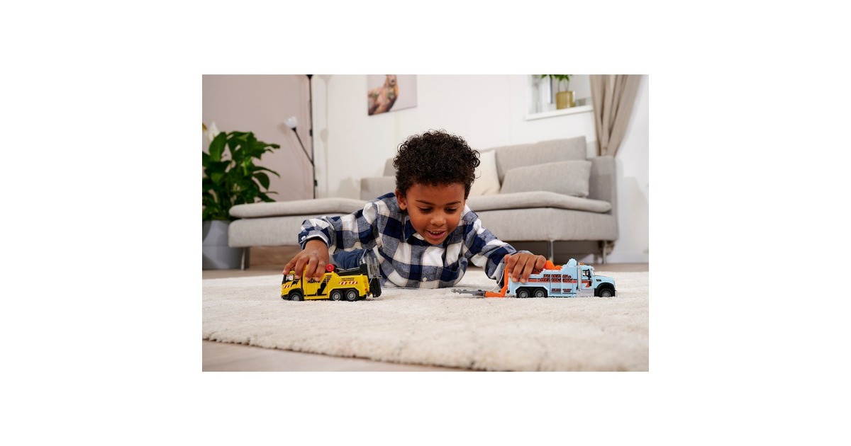 Majorette Volvo Truck Abschlepper ADAC, Spielfahrzeug