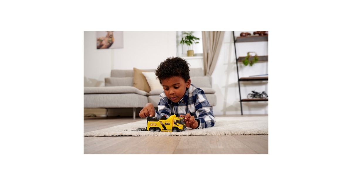 Majorette Volvo Truck Abschlepper ADAC, Spielfahrzeug