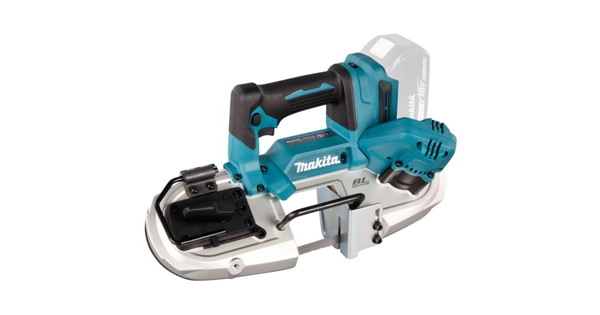 Makita Akku-Bandsäge DPB183Z, 18Volt(blau/schwarz, ohne Akku und Ladegerät)