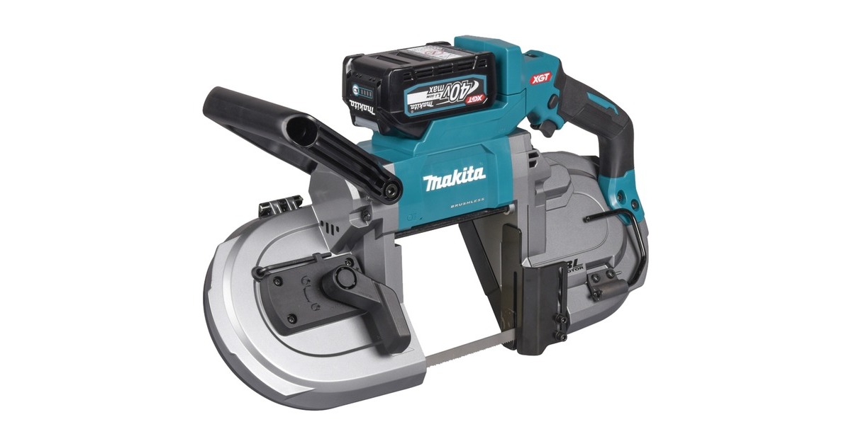 Makita Akku-Bandsäge PB002GZ XGT, 40Volt(blau/schwarz, ohne Akku und Ladegerät)