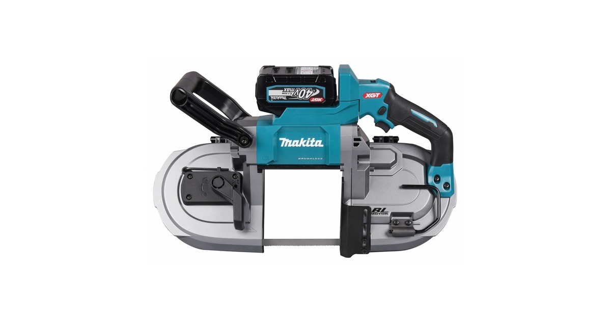 Makita Akku-Bandsäge PB002GZ XGT, 40Volt(blau/schwarz, ohne Akku und Ladegerät)