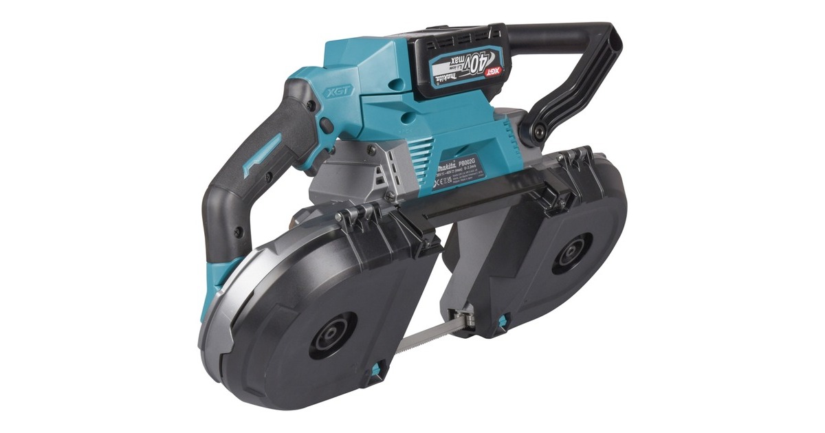 Makita Akku-Bandsäge PB002GZ XGT, 40Volt(blau/schwarz, ohne Akku und Ladegerät)