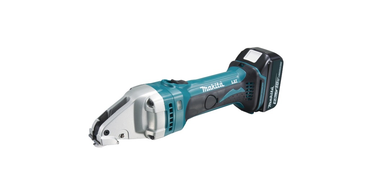 Makita Akku-Blechschere DJS161RTJ, 18Volt(blau/schwarz, 2x Li-Ionen-Akku 5,0Ah, im MAKPAC Gr.2) Makita Akku-Blechschere DJS161RTJ, 18Volt(blau/schwarz, 2x Li-Ionen-Akku 5,0Ah, im MAKPAC Gr.2)