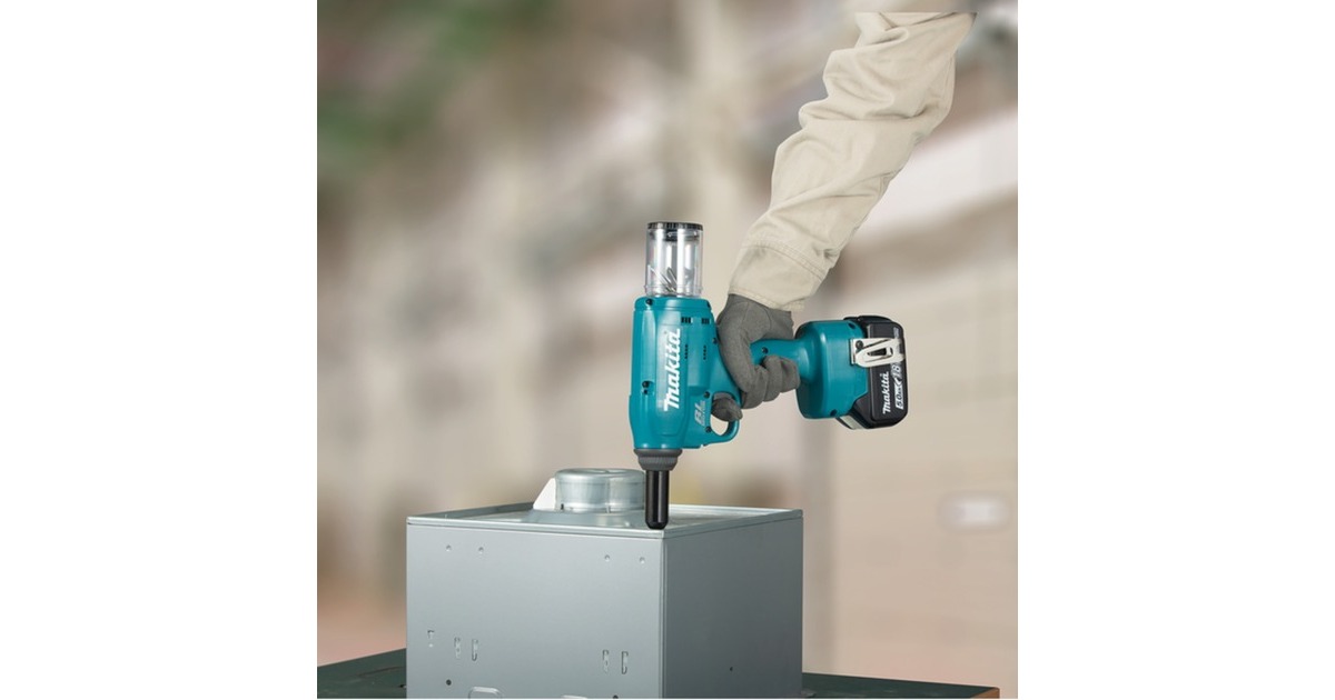Makita Akku-Blindnietsetzgerät DRV150Z, 18Volt, Nietpistole(blau/schwarz, ohne Akku und Ladegerät)