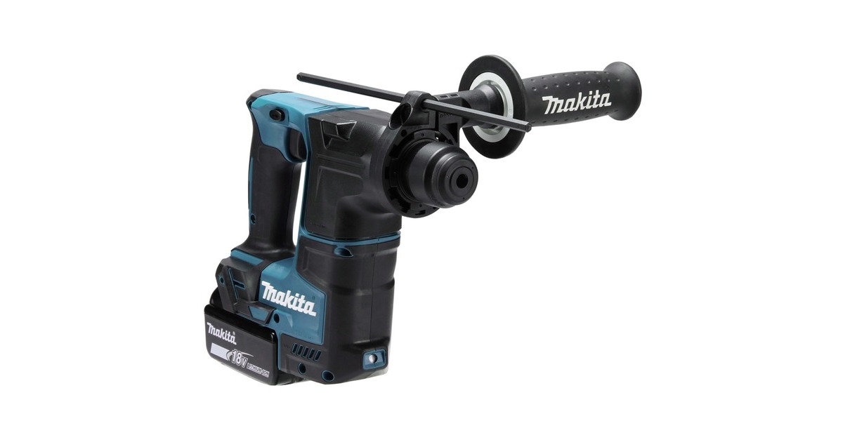 Makita Akku-Bohrhammer DHR171RAX3, SDS-plus, 18Volt(blau/schwarz, 2x Li-Ionen-Akku 2,0Ah, im Koffer)