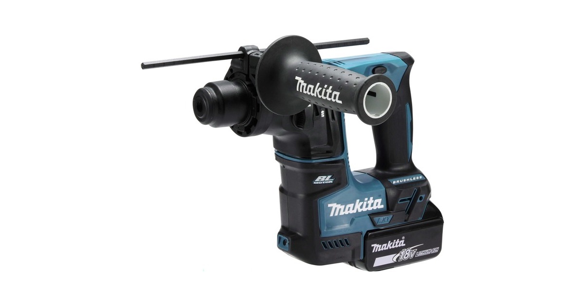 Makita Akku-Bohrhammer DHR171RAX3, SDS-plus, 18Volt(blau/schwarz, 2x Li-Ionen-Akku 2,0Ah, im Koffer)