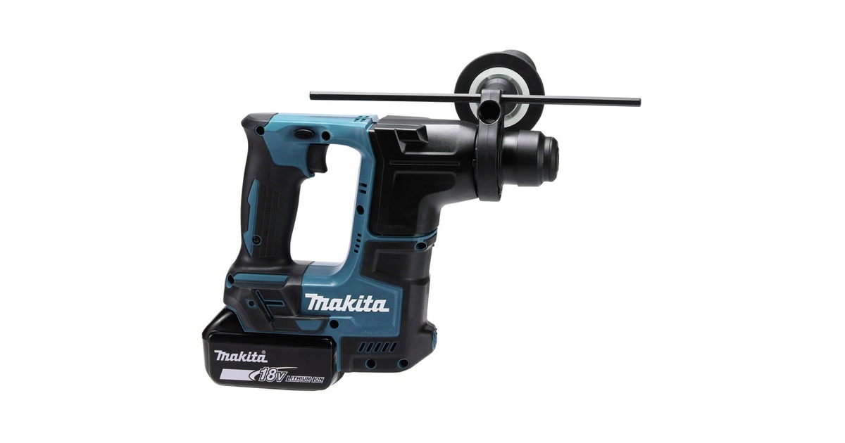 Makita Akku-Bohrhammer DHR171RAX3, SDS-plus, 18Volt(blau/schwarz, 2x Li-Ionen-Akku 2,0Ah, im Koffer)