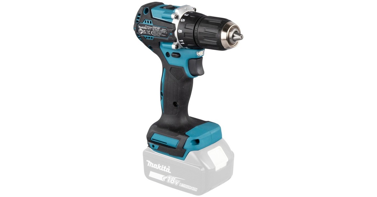 Makita Akku-Bohrschrauber DDF487Z, 18Volt(blau/schwarz, ohne Akku und Ladegerät) Makita Akku-Bohrschrauber DDF487Z, 18Volt(blau/schwarz, ohne Akku und Ladegerät)
