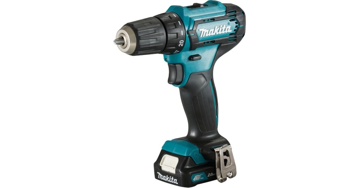 Makita Akku-Bohrschrauber DF333DSAE, 12Volt(blau/schwarz, 2x Li-Ion Akku 2,0Ah, Outlet) Makita Akku-Bohrschrauber DF333DSAE, 12Volt(blau/schwarz, 2x Li-Ion Akku 2,0Ah, Outlet)