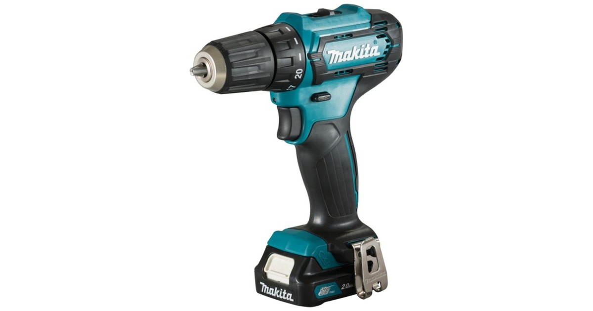 Makita Akku-Bohrschrauber DF333DSAL1, 12Volt(blau/schwarz, 2x Li-Ion Akku 2,0Ah, inkl. Akku-Lampe) Makita Akku-Bohrschrauber DF333DSAL1, 12Volt(blau/schwarz, 2x Li-Ion Akku 2,0Ah, inkl. Akku-Lampe)