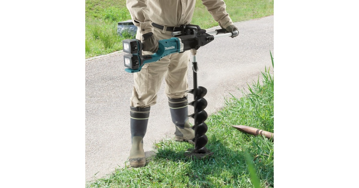 Makita Akku-Erdbohrer DDG460ZX7, 36Volt (2x18V)(blau/schwarz, ohne Akku und Ladegerät)