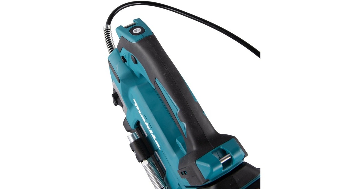 Makita Akku-Fettpresse DGP180RT, 18Volt, inkl. Zylinder A, Kartuschenpistole(blau/schwarz, Li-Ion-Akku 5,0Ah)