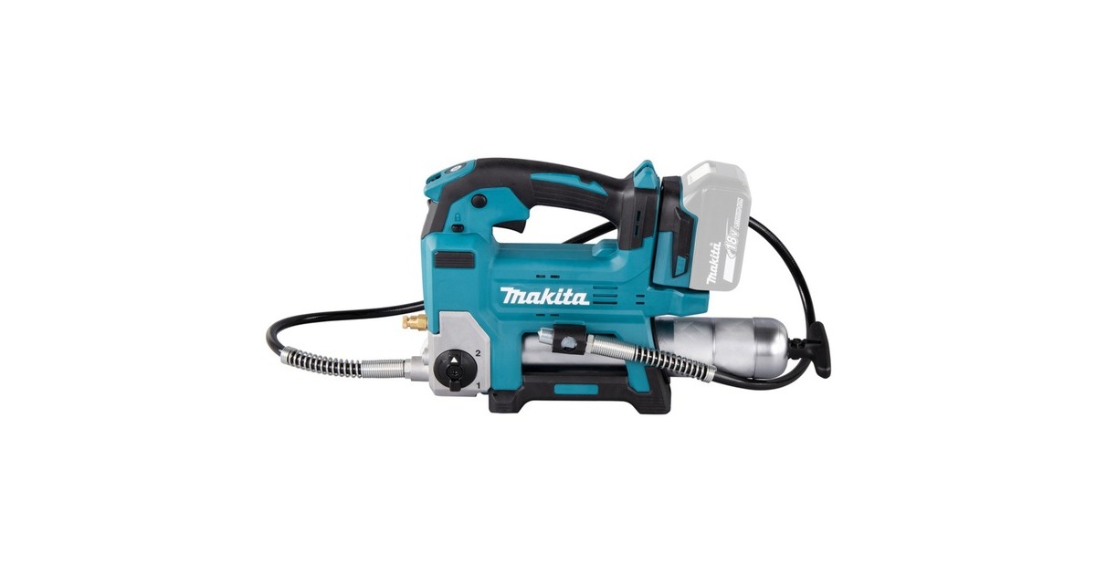 Makita Akku-Fettpresse DGP180Z, 18Volt, inkl. Zylinder A, Kartuschenpistole(blau/schwarz, ohne Akku und Ladegerät)